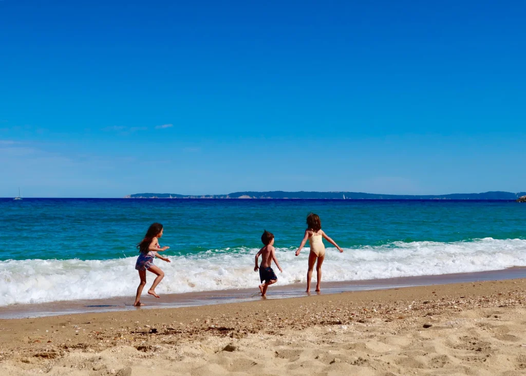 Angladestrand in Lavandou