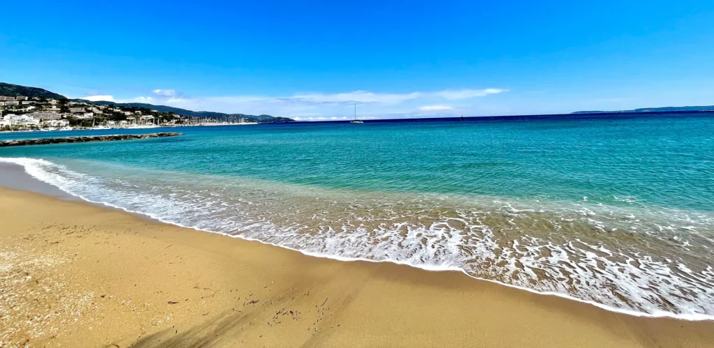 Playa de Anglade en Lavandou