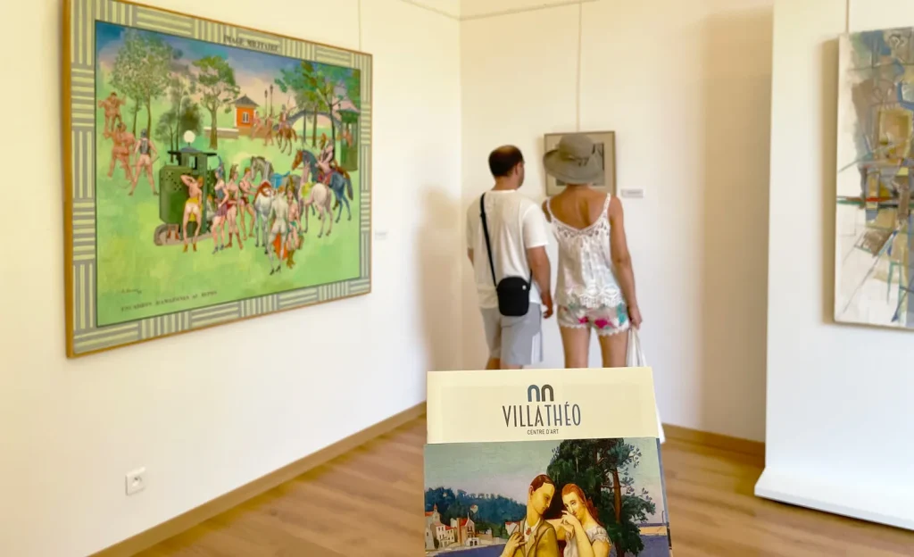 Mostra nel centro d'arte Lavandou a Saint-Clair a Villa Théo tutto l'anno di dipinti, foto, sculture...