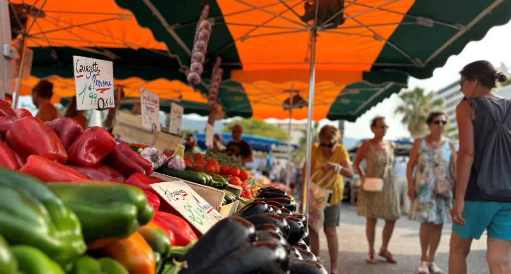 Provençaalse markt Le Lavandou