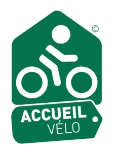 Logo del marchio della casa in bicicletta