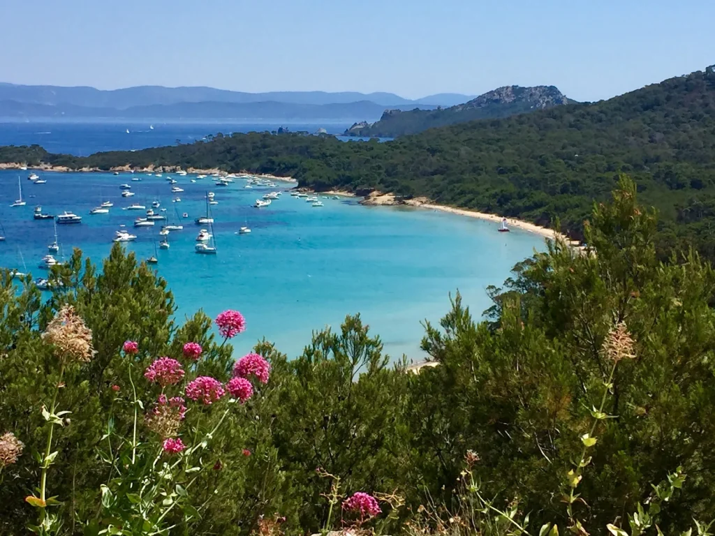 Porquerolles, Hyères island, departing from Le Lavandou by boat