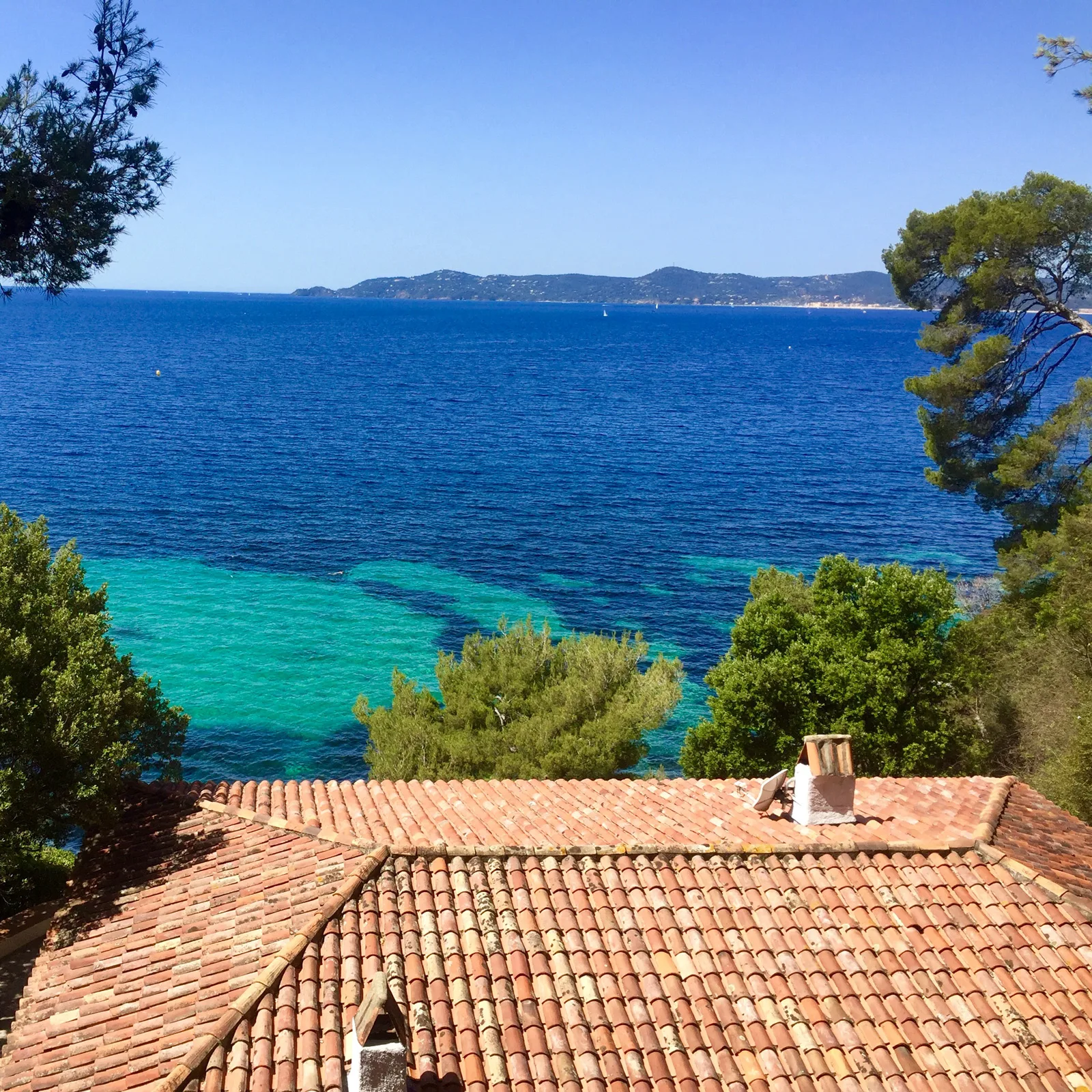 Sea view accommodation Le Lavandou