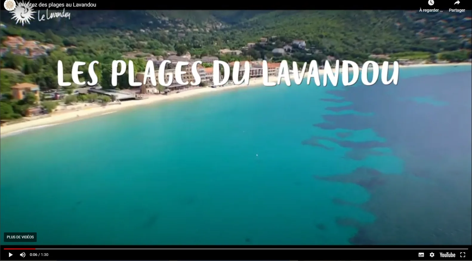 Les plages du Lavandou
