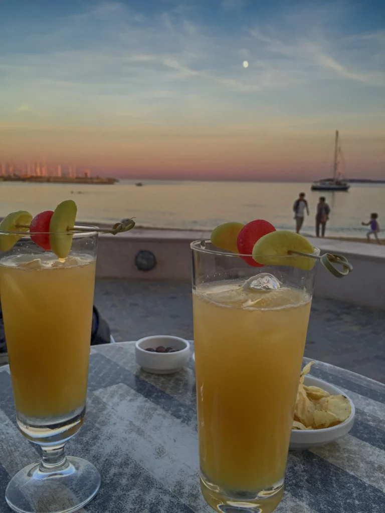 Le Lavandou beach aperitif