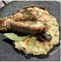 Risotto Truffes et Langouste aux Herbes Le Lavandou