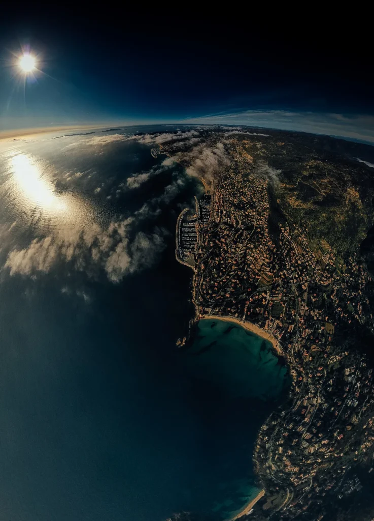 Foto del drone di Lavandou