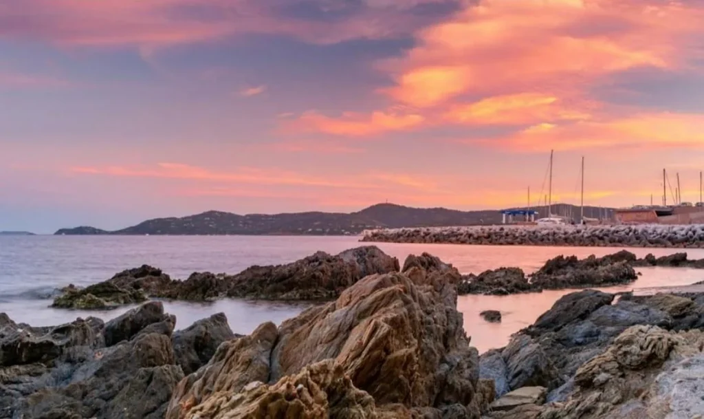 Sunset coastal path