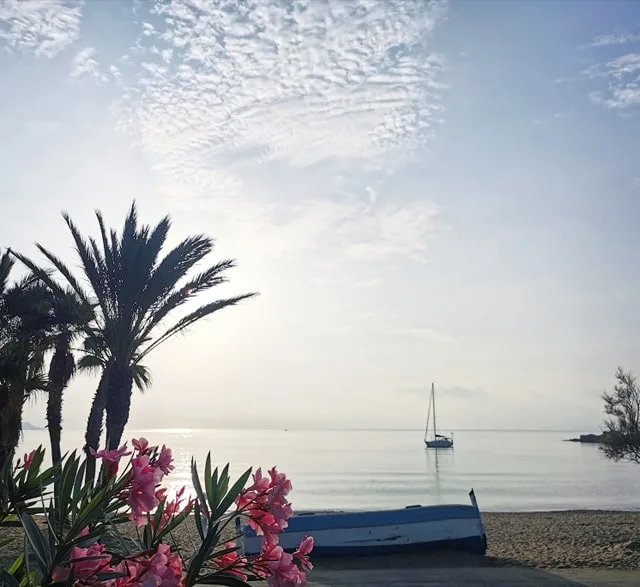 Morgen am Strand von Saint Clair