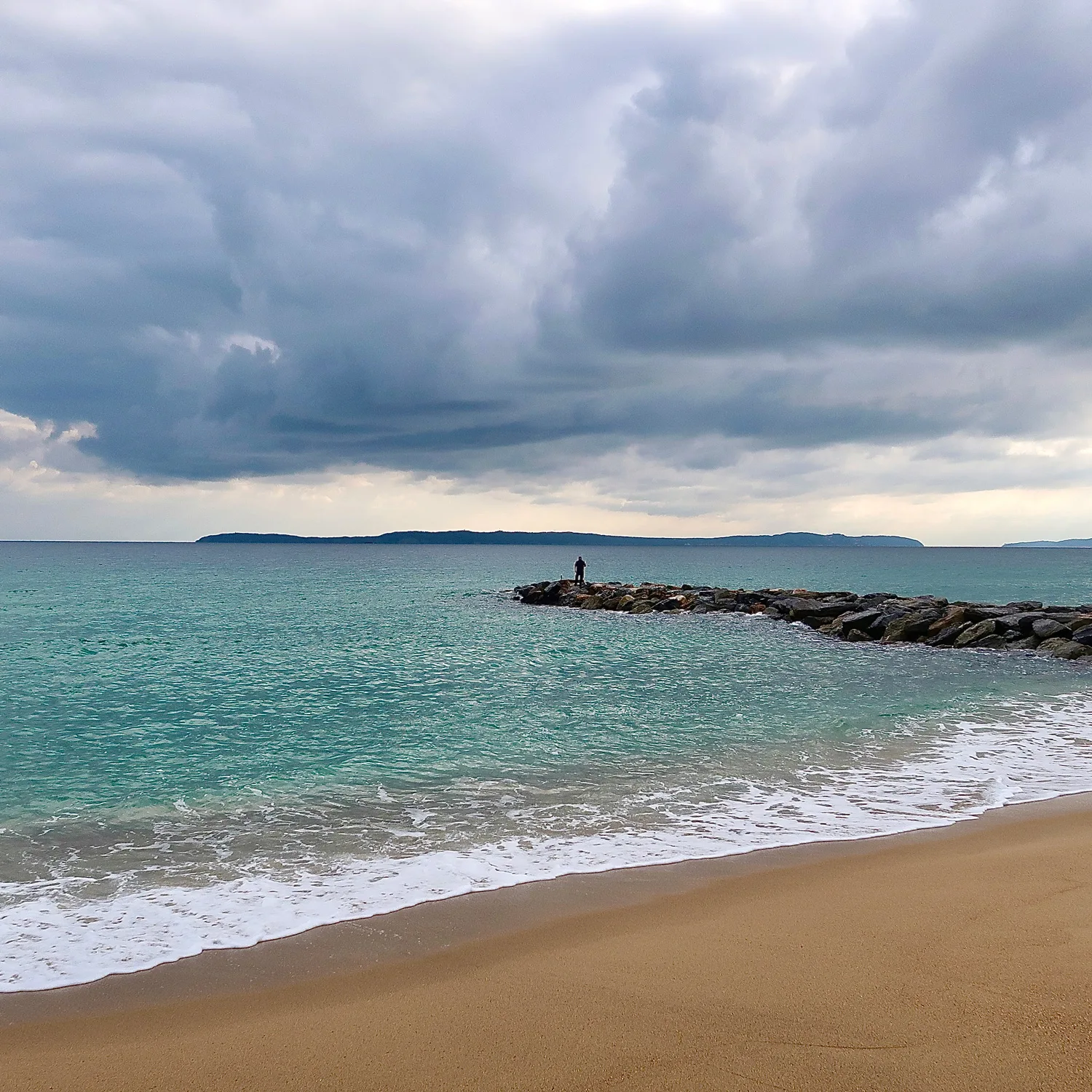 Lluvia en Lavandou