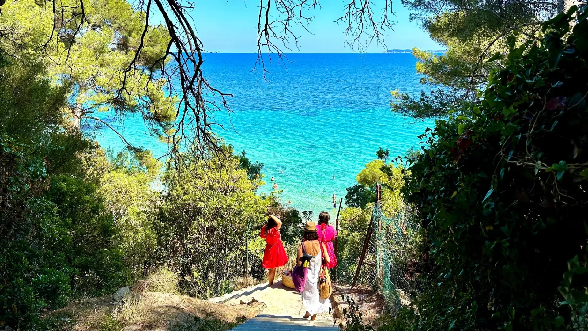 La plage de Jean Blanc Le Lavandou