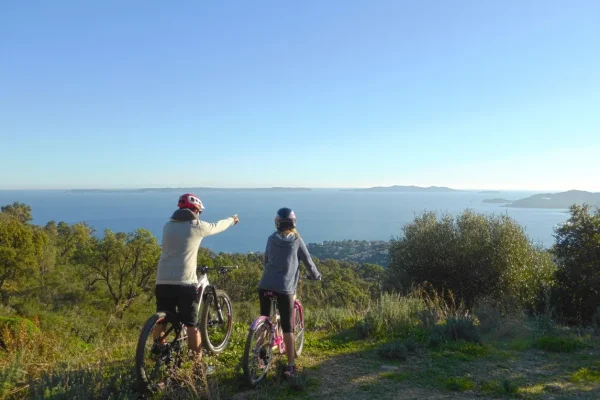 Mountain biking Le Lavandou hill