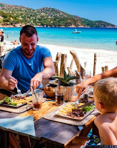 Restaurants plage Le Lavandou