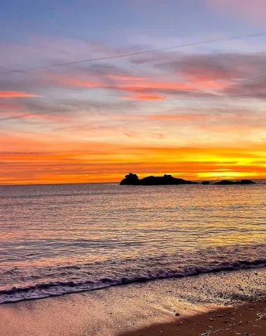 Spiaggia di alba Saint Clair Le Lavandou