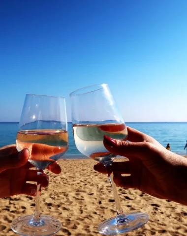 Aperitivo sulla spiaggia di Le Lavandou