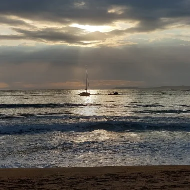 Lever de soleil mer