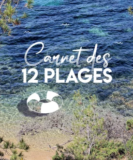 Notitieboekje van de 12 stranden van Le Lavandou